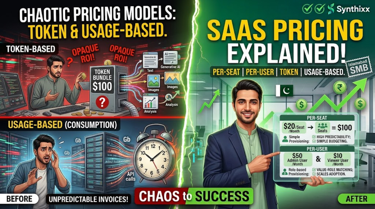 SaaS Pricing Models Explained: Per-Seat, Per-User, Token, and Usage-Based